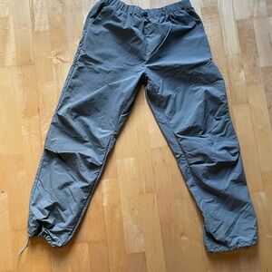 Oak + Fort grey parachute pants